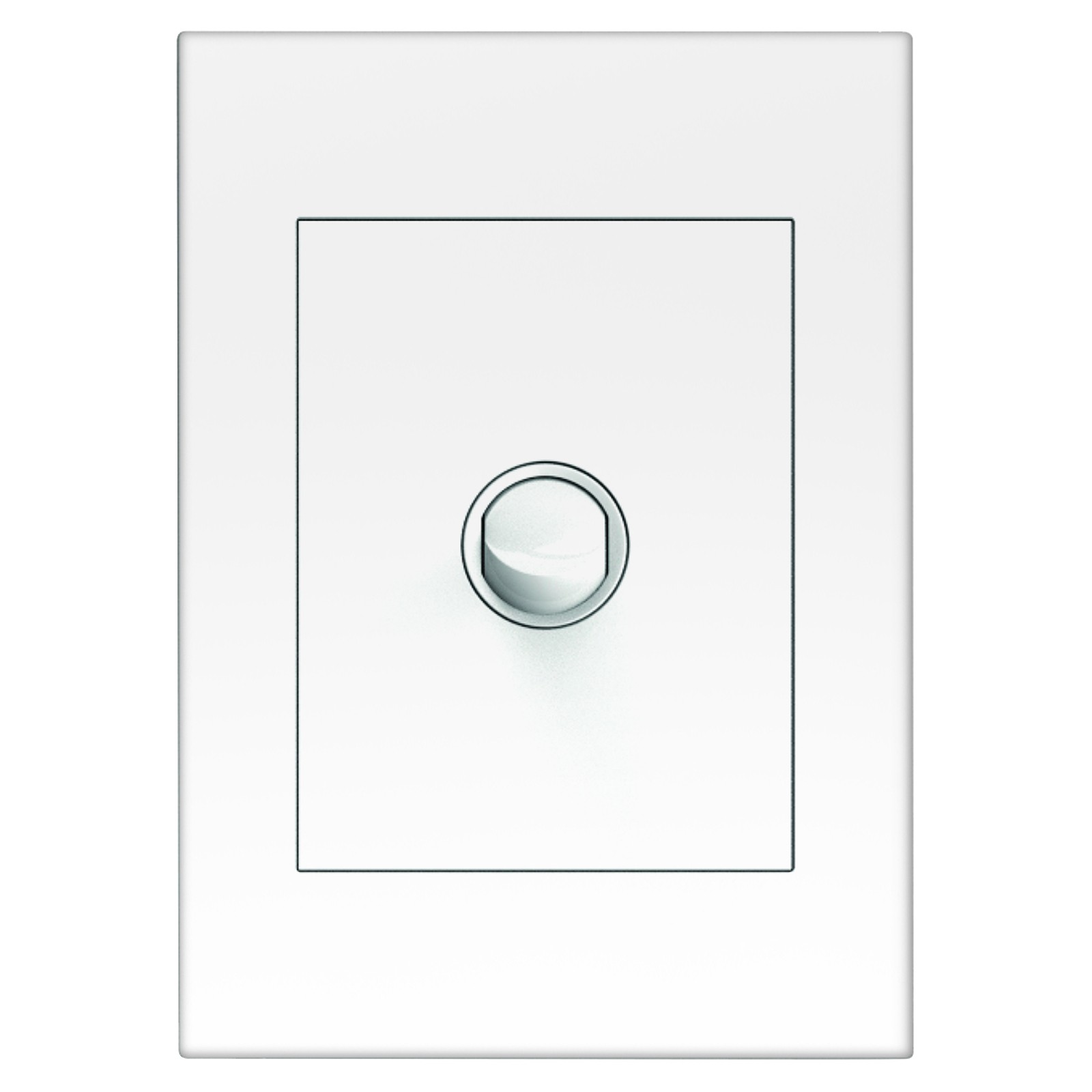 HPM VIVO 1 Gang Wall Switch - 1 Gang White