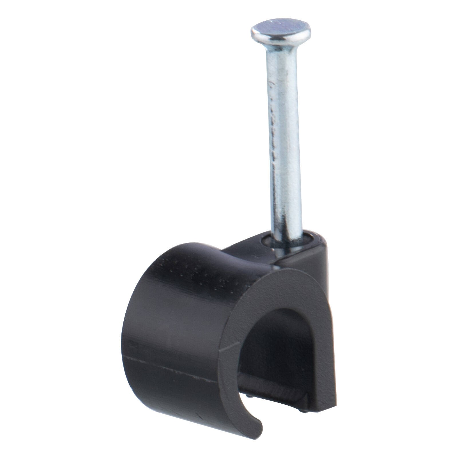 DETA 10mm Black Hook Cable Clips - 100 pieces Car Wiring Adapter