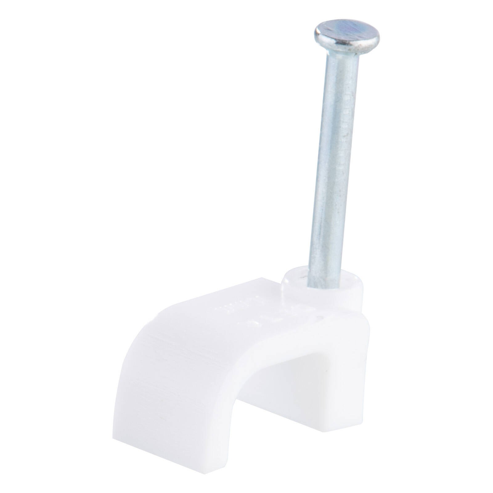 Deta 10mm White Flat Cable Clips 2 pcs Car Wiring Adapter