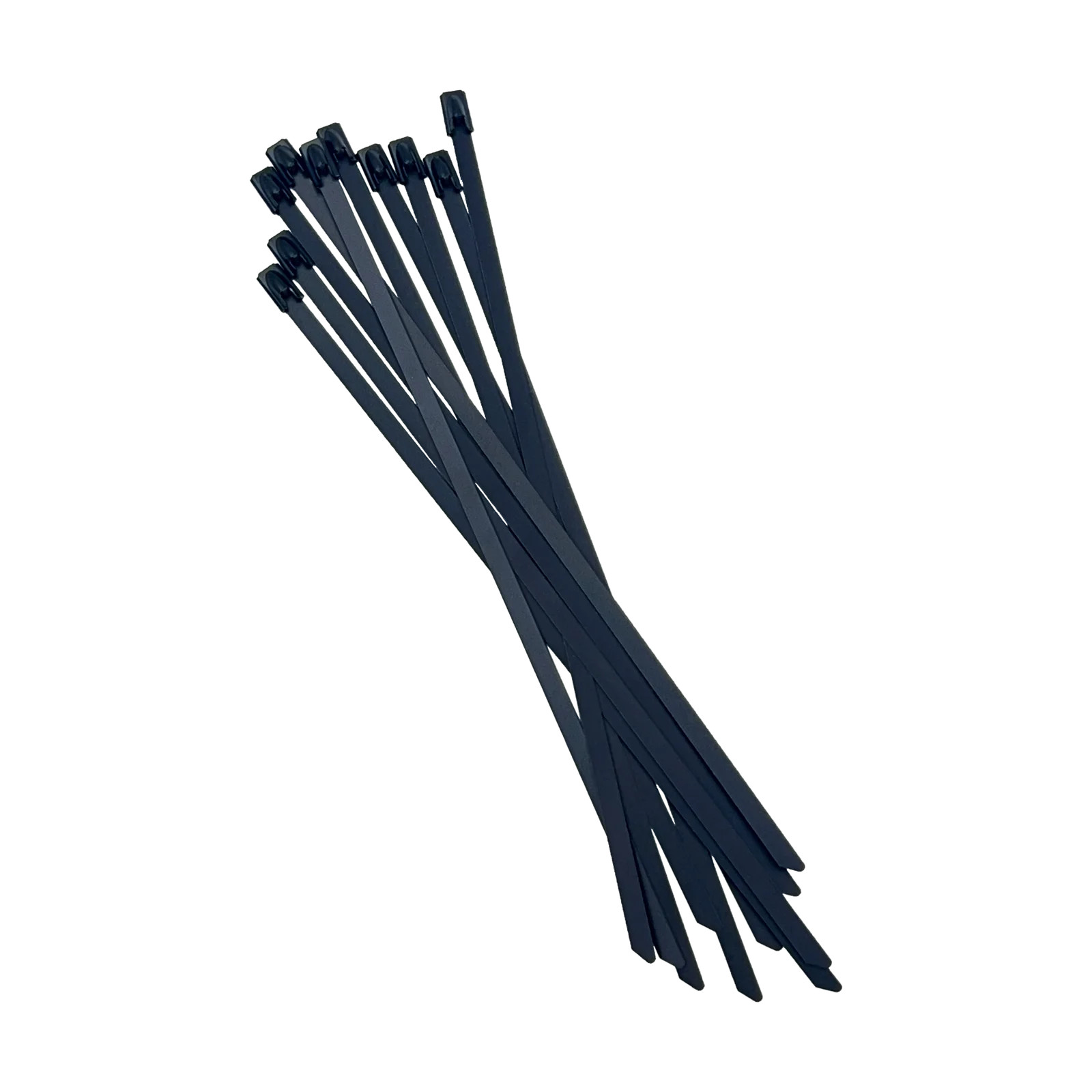 Stainless Steel Cable Ties 200mm X 4.6MM BLACK 316SS 10PCS Car Wiring Adapter