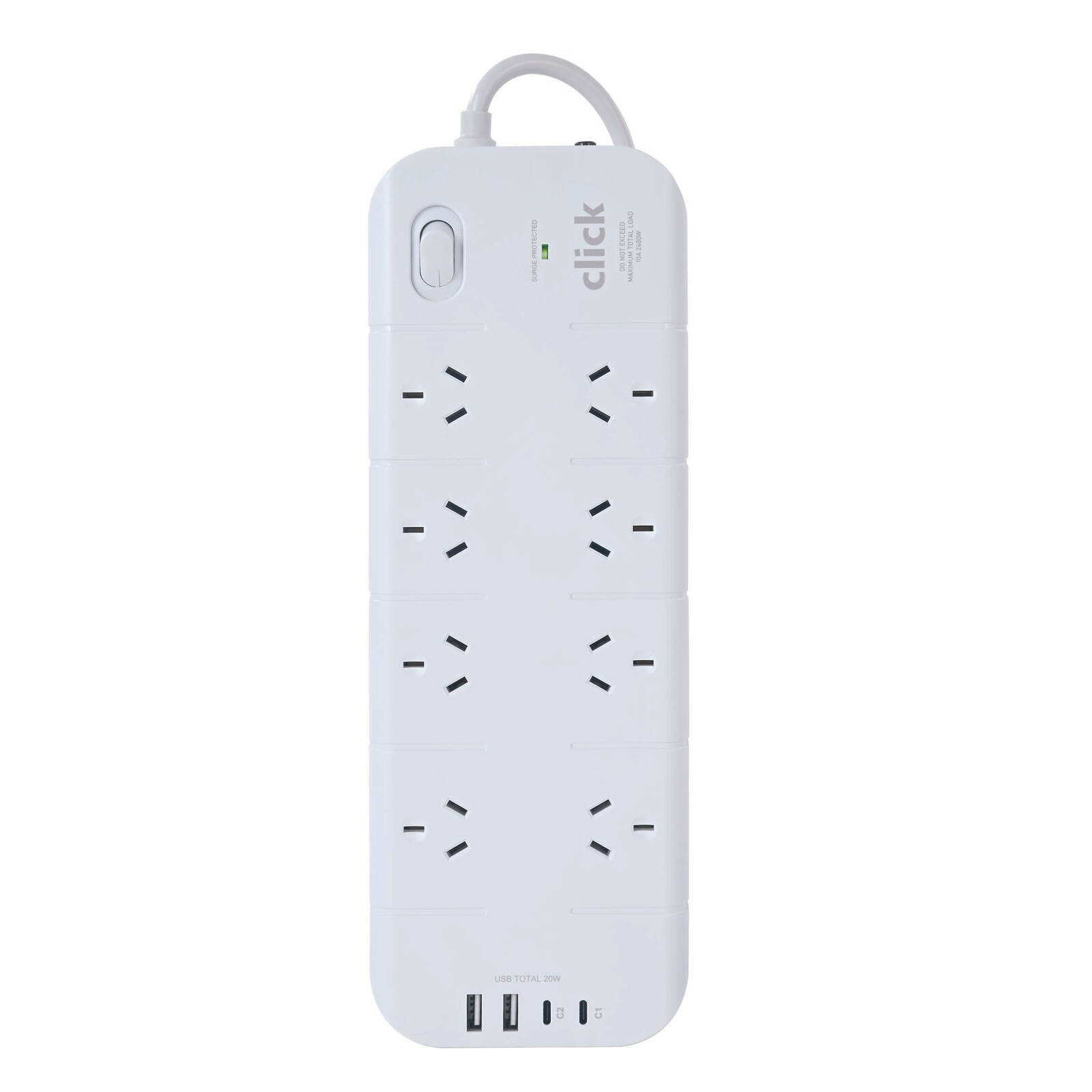 Click 8 Outlet Powerboard