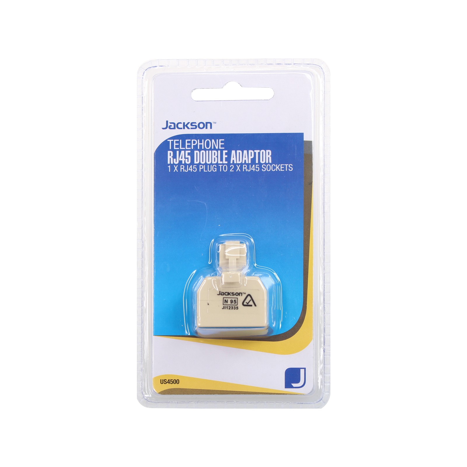 Jackson RJ45 Double Adaptor - 8P8C Car Wiring Adapter