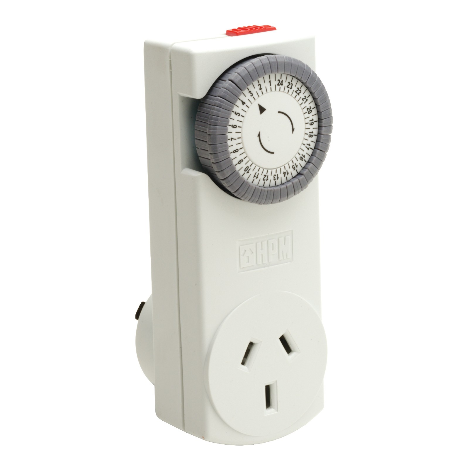 HPM Slimline 24HR Analogue Timer