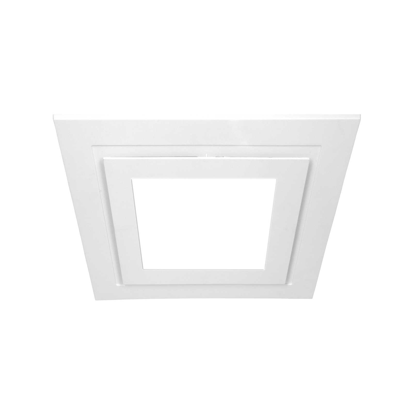 Manrose White Aria 250 LED Square Fascia Car Stereo Install Kit