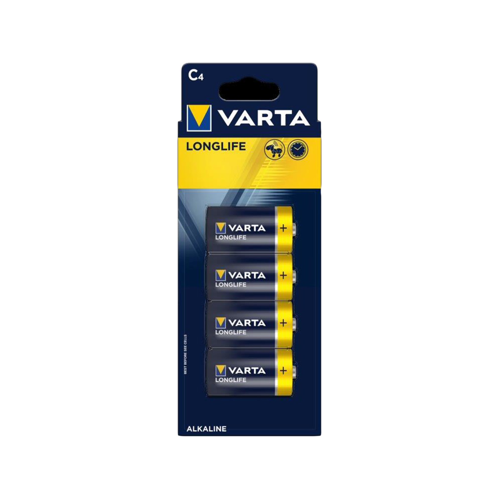 Varta C Alkaline Batteries - 4 pieces