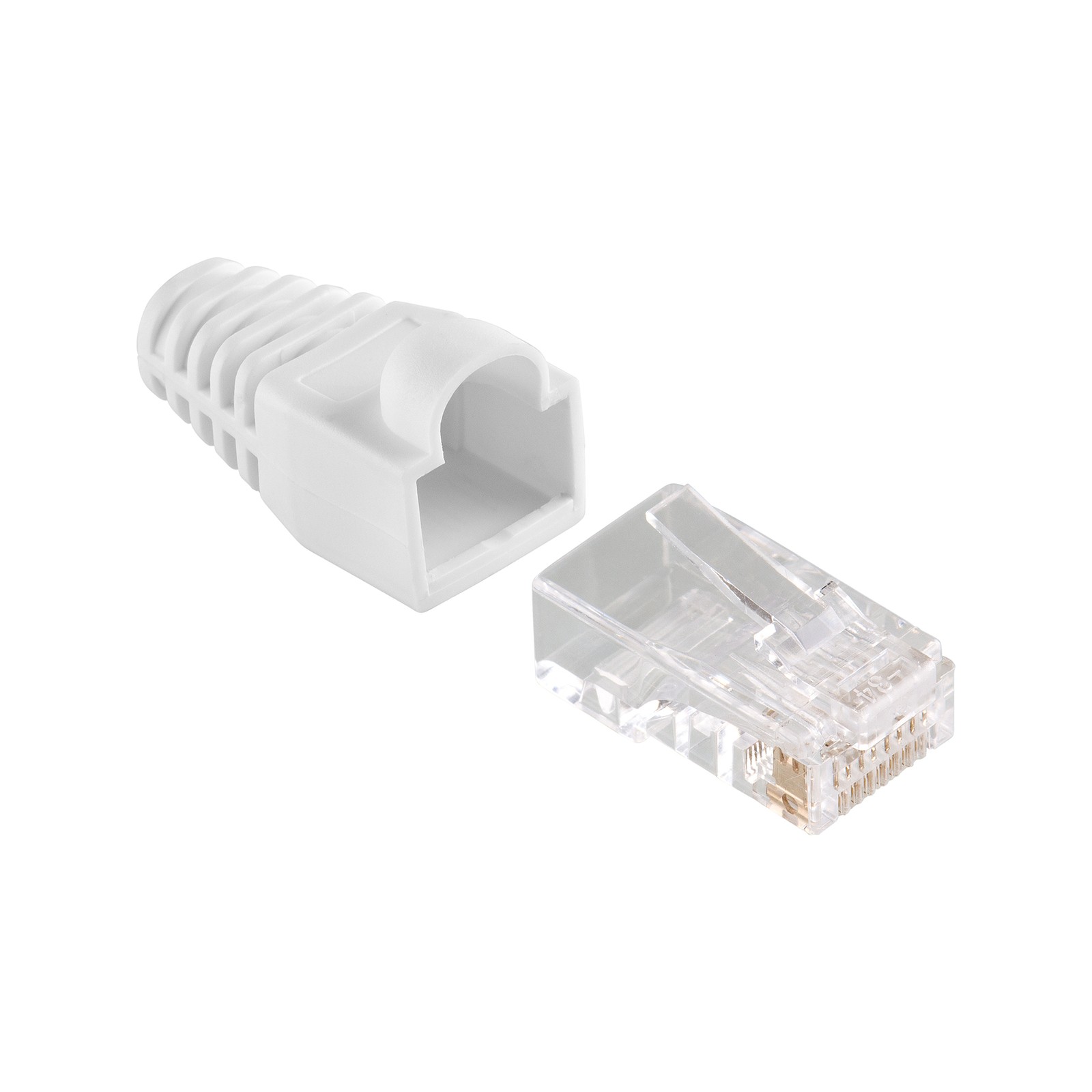 Antsig CAT6 RJ45 8P8C Plug With Boots - 10 pieces TV Cable