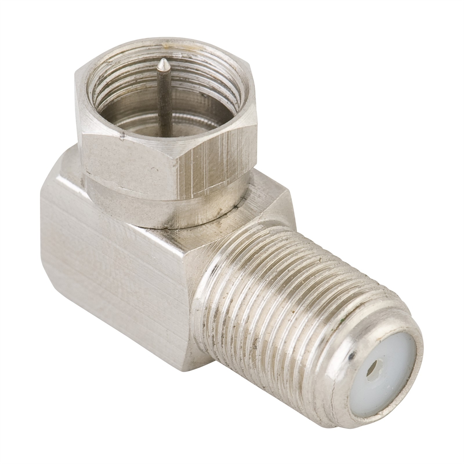 Antsig Right Angle F Connector Adaptor TV Cable
