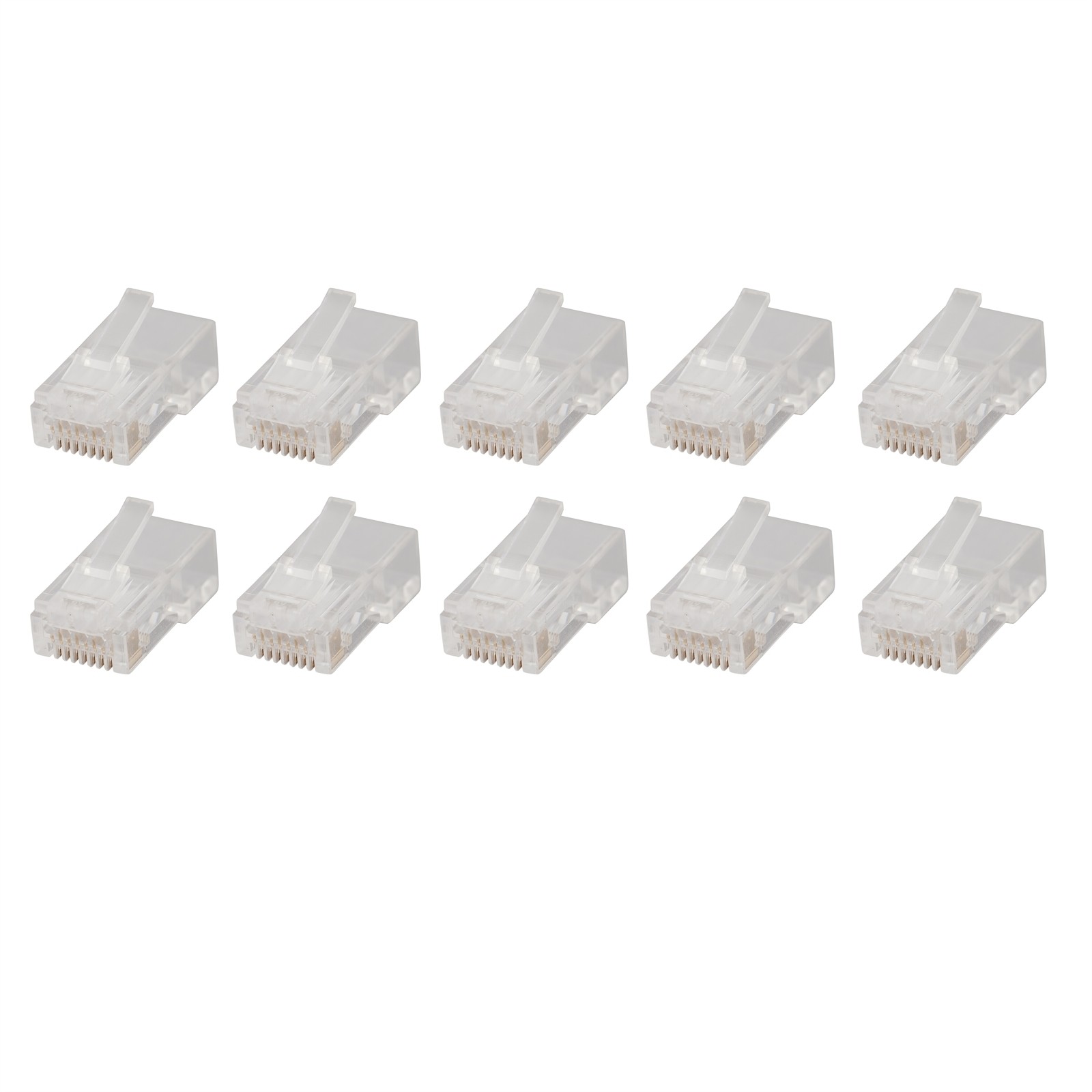 Antsig RJ45 Connectors For CAT5 Cable - 10 pieces Electronics
