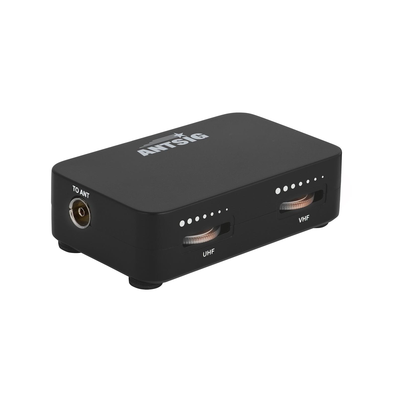 Antsig Indoor Antenna Amplifier With Separate VHF/UHF Gain Control TV Cable