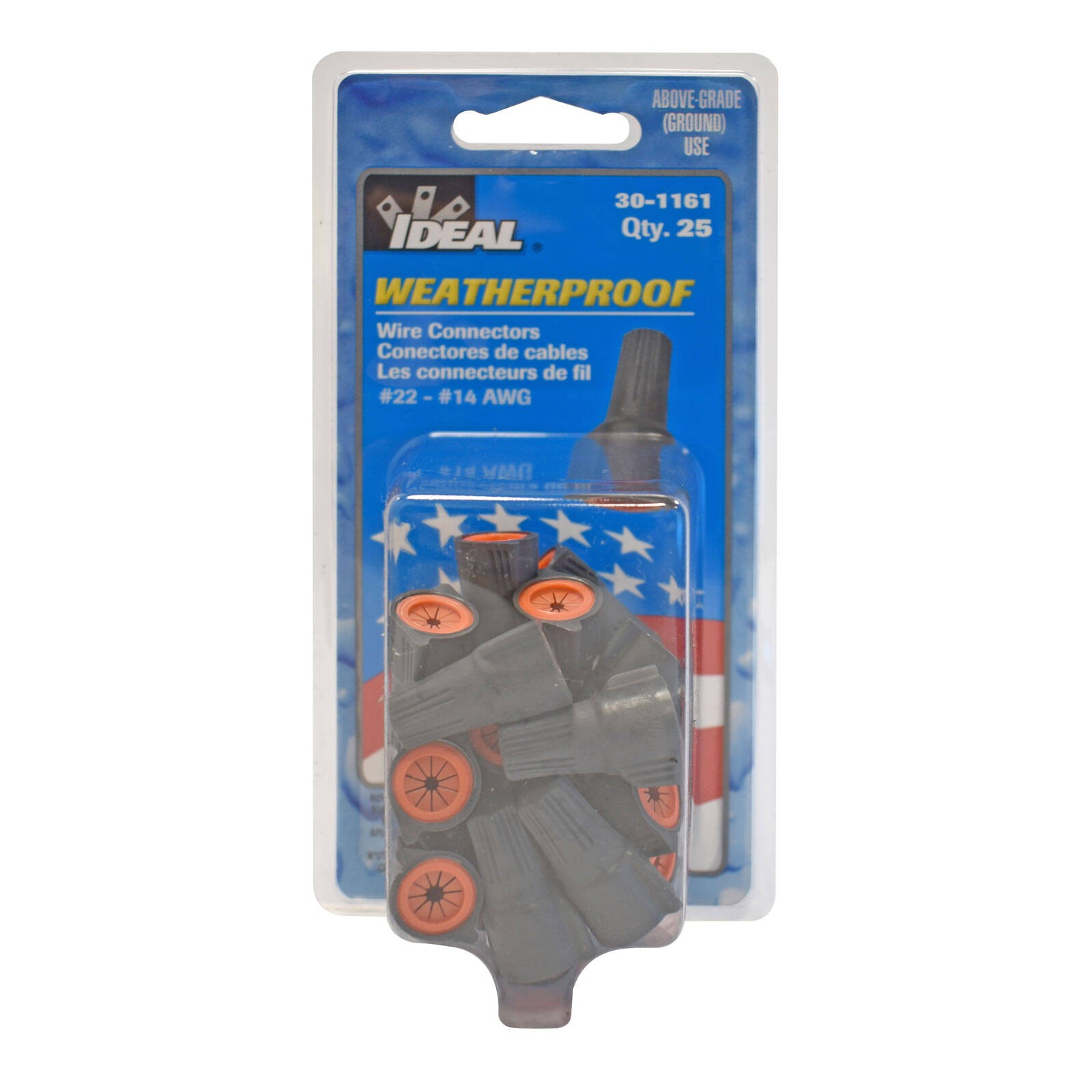 Ideal Weatherproof Wire Connector, 1.5mm - 2.5mm, Grey/Orange Car Wiring Adapter