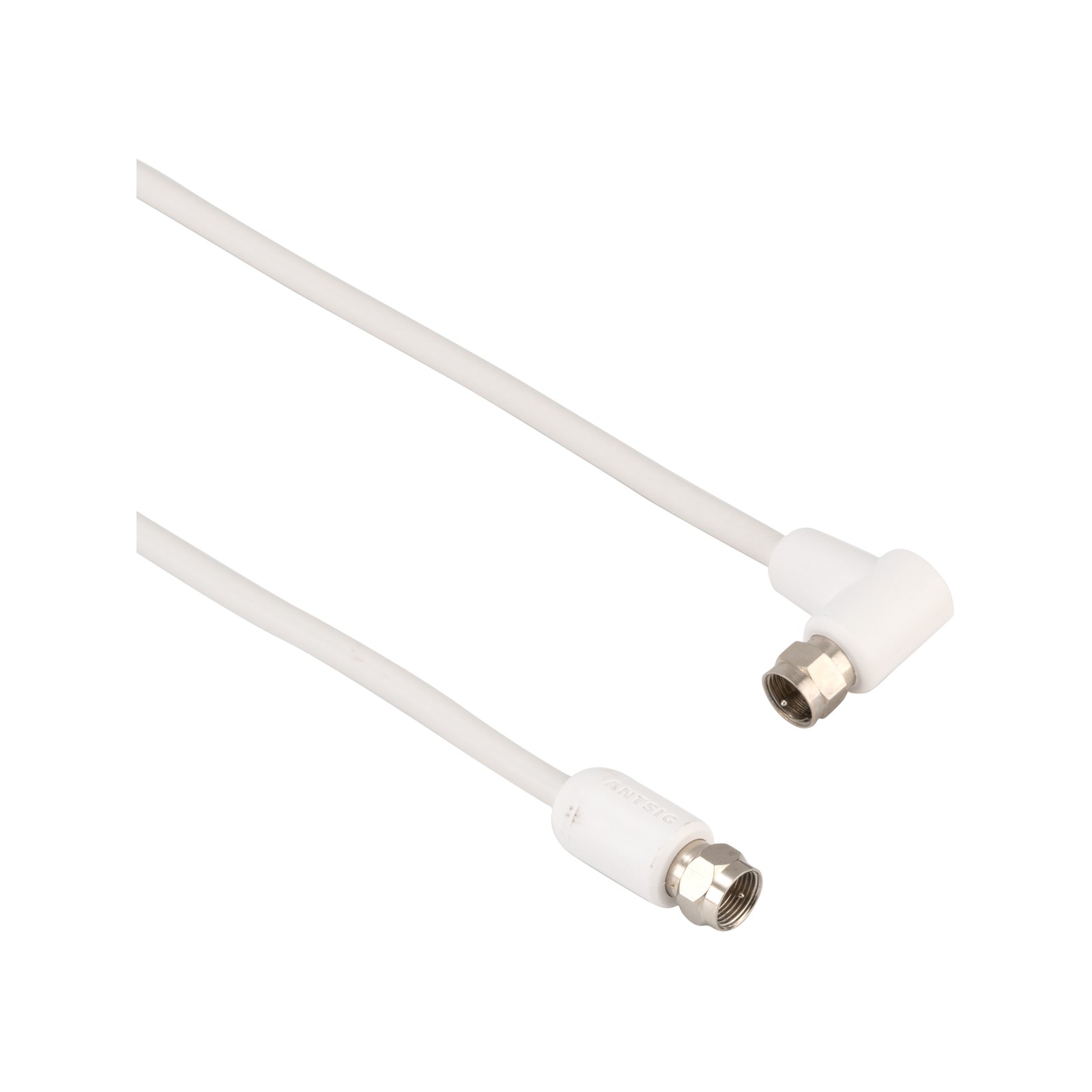 Antsig 2m White Right Angle F Type Male Antenna Cable Accessory Electronics