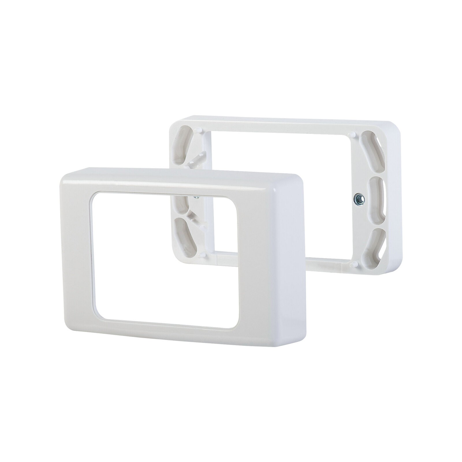 DETA Mounting Block With Clip-On Cover 2 pcs Door Hardware
