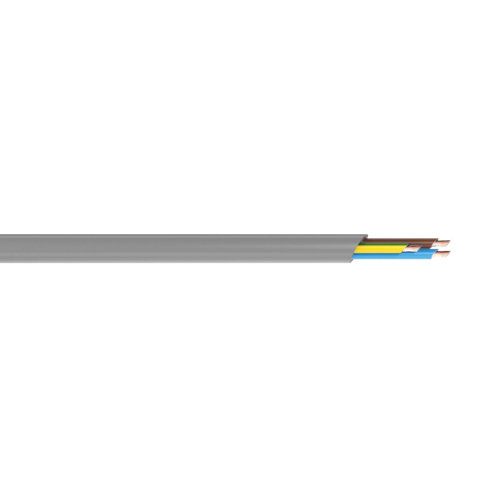 DETA 20m 1.5mm² Grey 3-Core Cable Car Wiring Adapter