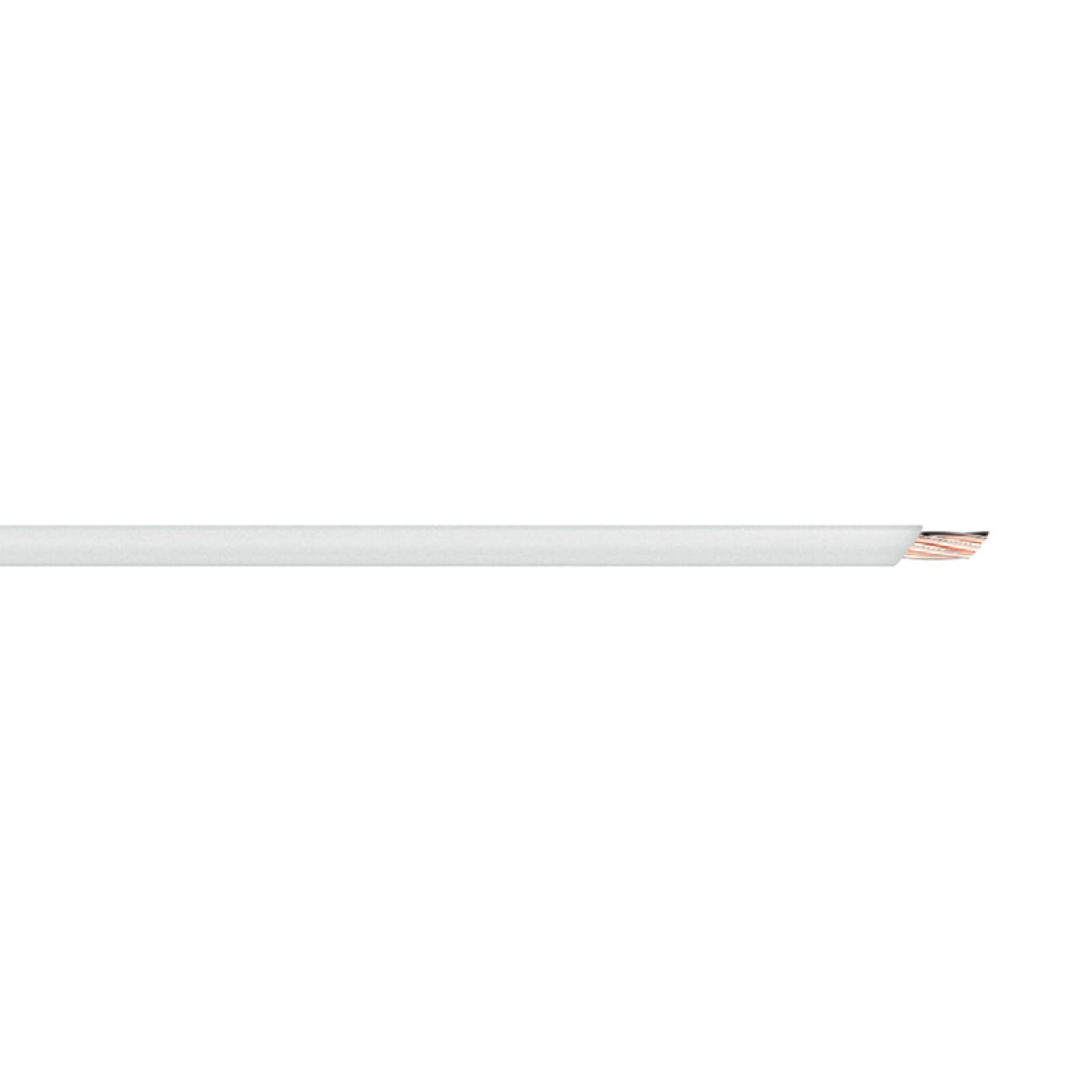 Deta 5m 2.5mm² Single Insulated Cable - White Car Wiring Adapter