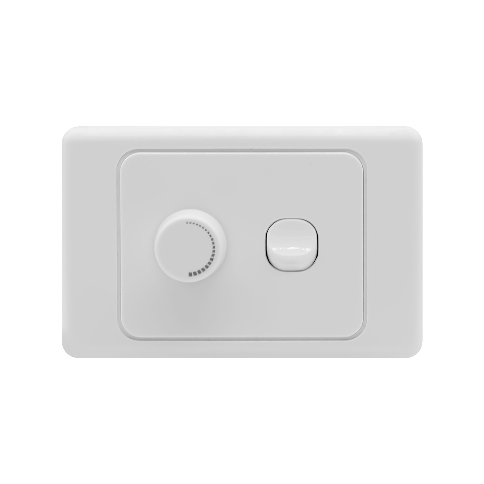 DETA 1 Gang Wall Switch With Universal 200W Electronic Dimmer