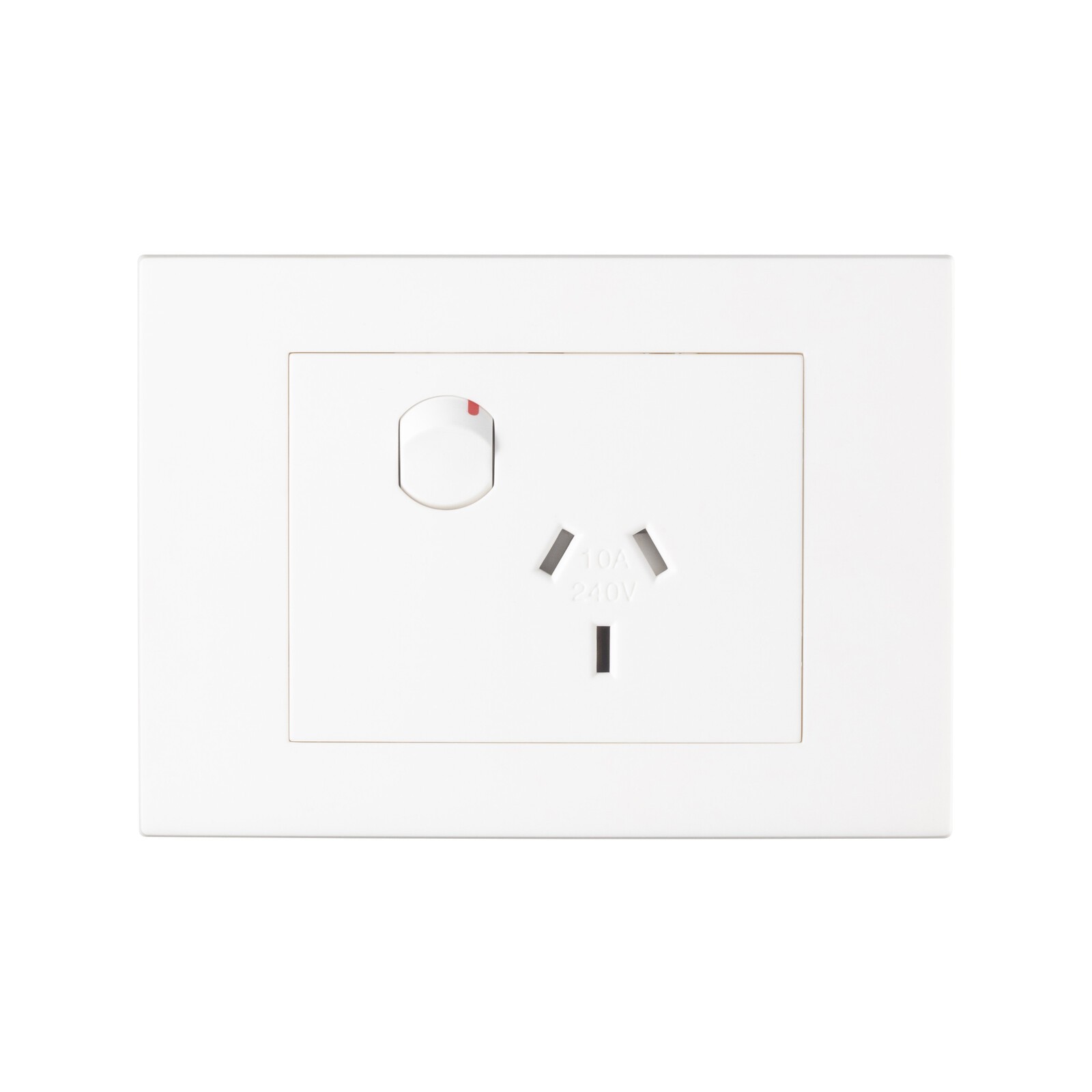 HPM 10A Matte White VIVO Horizontal Single Powerpoint - Matt White