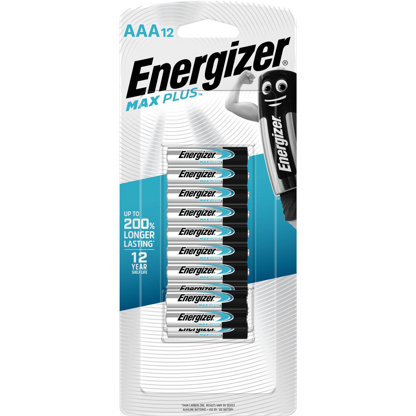 Energizer Max Plus AAA - 12 pieces