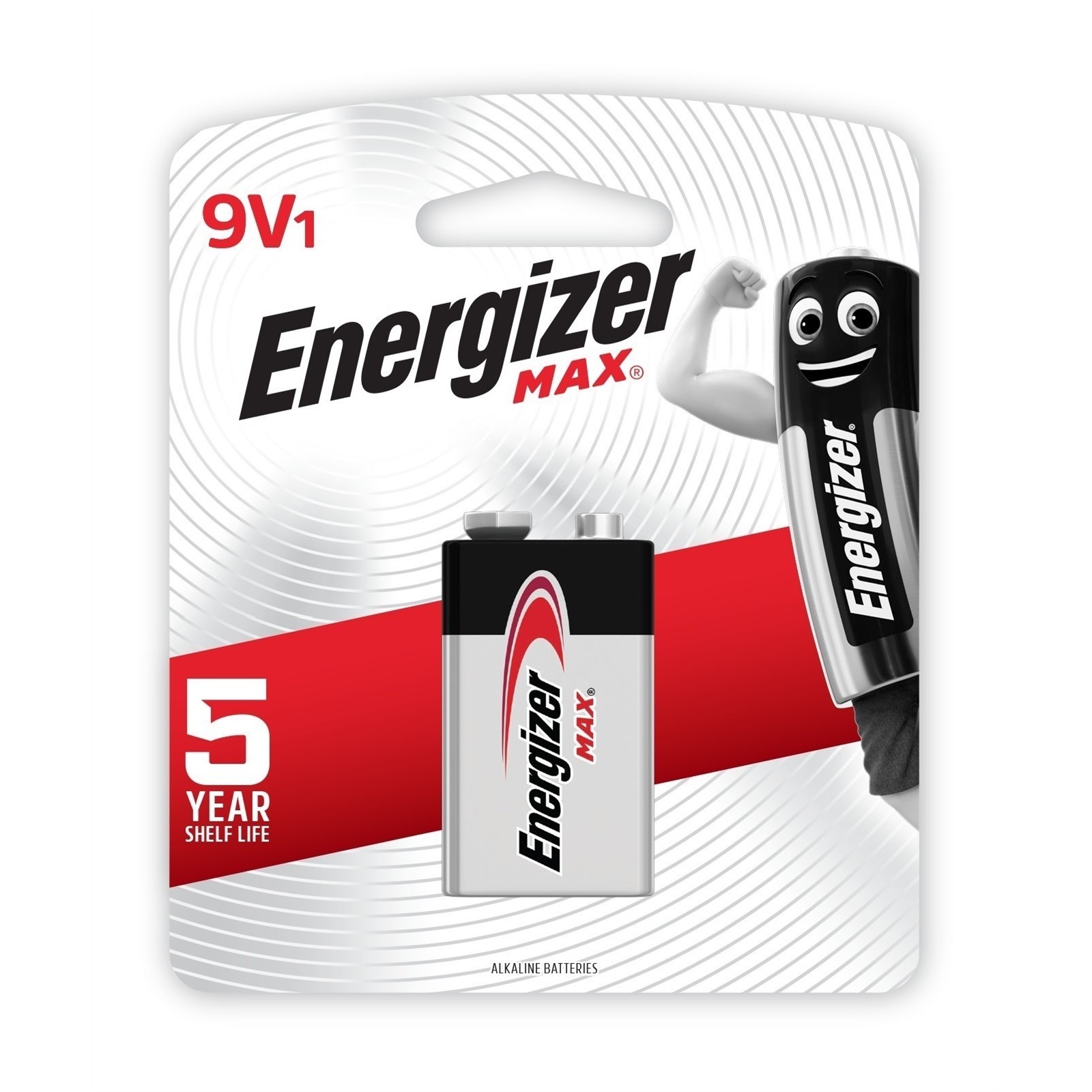 Energizer Alkaline Max 9V Battery - 1 piece