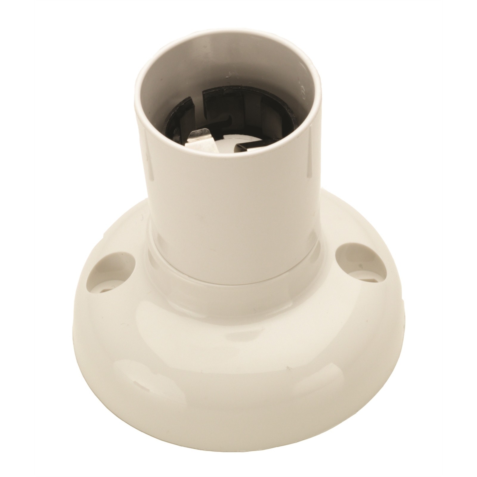 HPM 68mm White 2Amp 4 Terminal Batten Holder Car Wiring Adapter