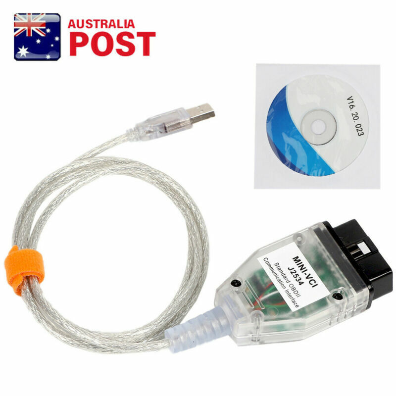 Mini VCI J2534 16Pin OBD2 Diagnostic Cable For Toyota Lexus Scion TIS Techstream