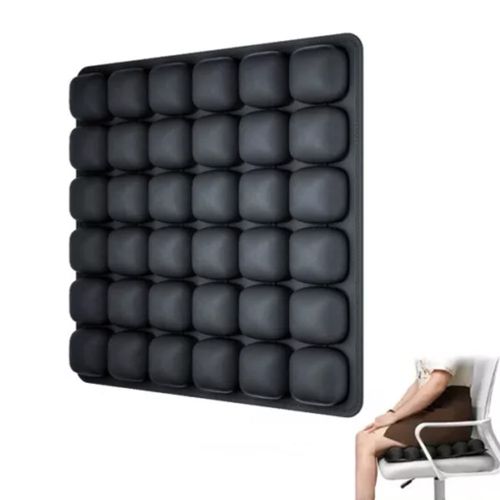 Sondur Inflatable 3D Air Cell Seat Cushion Black Travel Posture Cushion