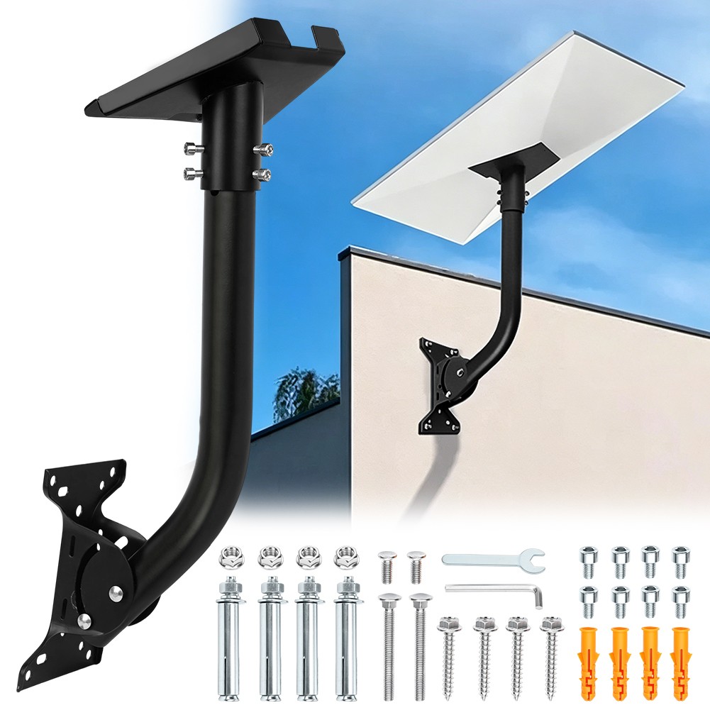 Starlink Gen3 Aluminium Roof Wall Pole Mounting Kit Black For Standard Dish