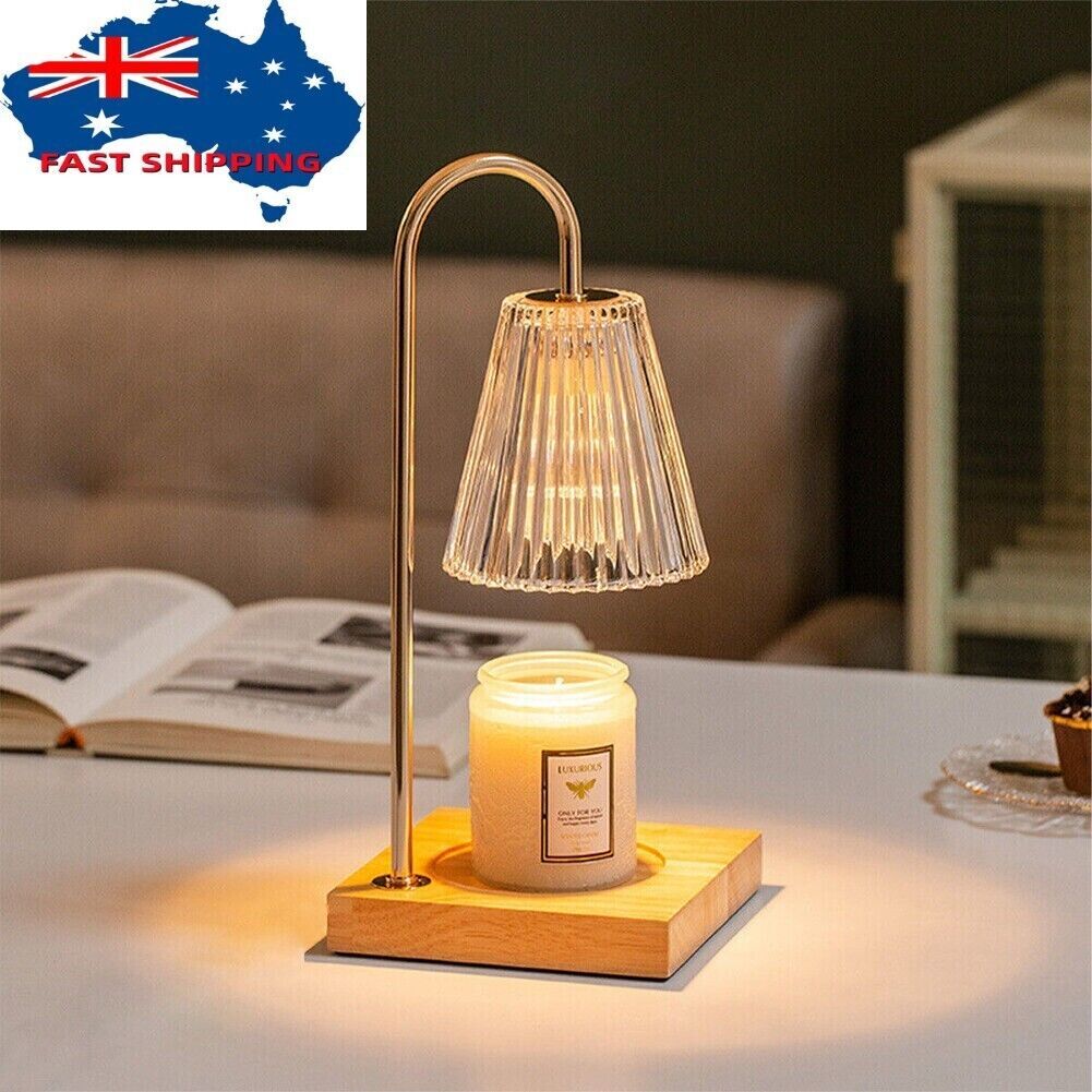 Aromatherapy Melting Wax Lamp Dimmable Night Light Table Candle Warmer Sand