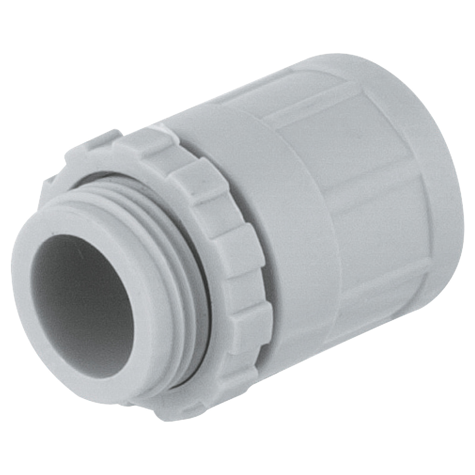 DETA 20mm Grey PVC Conduit Adaptor With Lock Ring 10 pcs Car Wiring Adapter