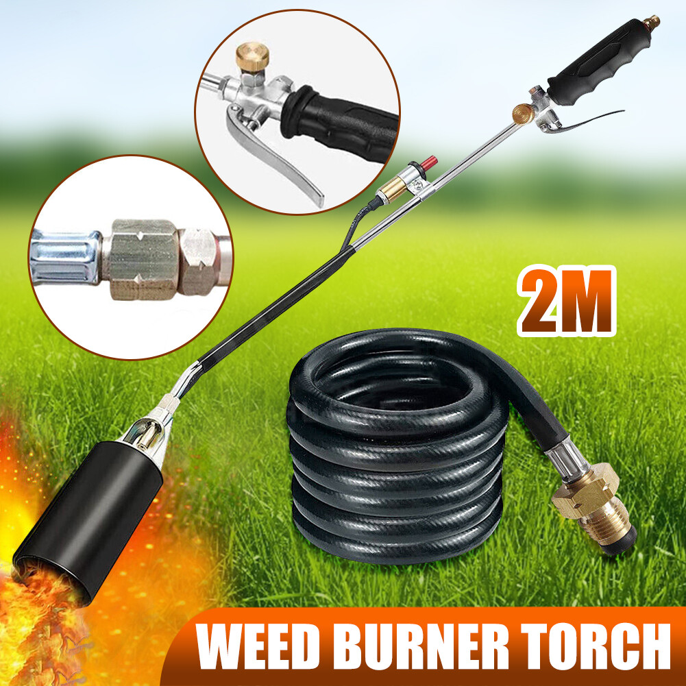ytopro2205 500 000 BTU LPG Gas Propane Weed Burner Torch Flame Thrower Kit