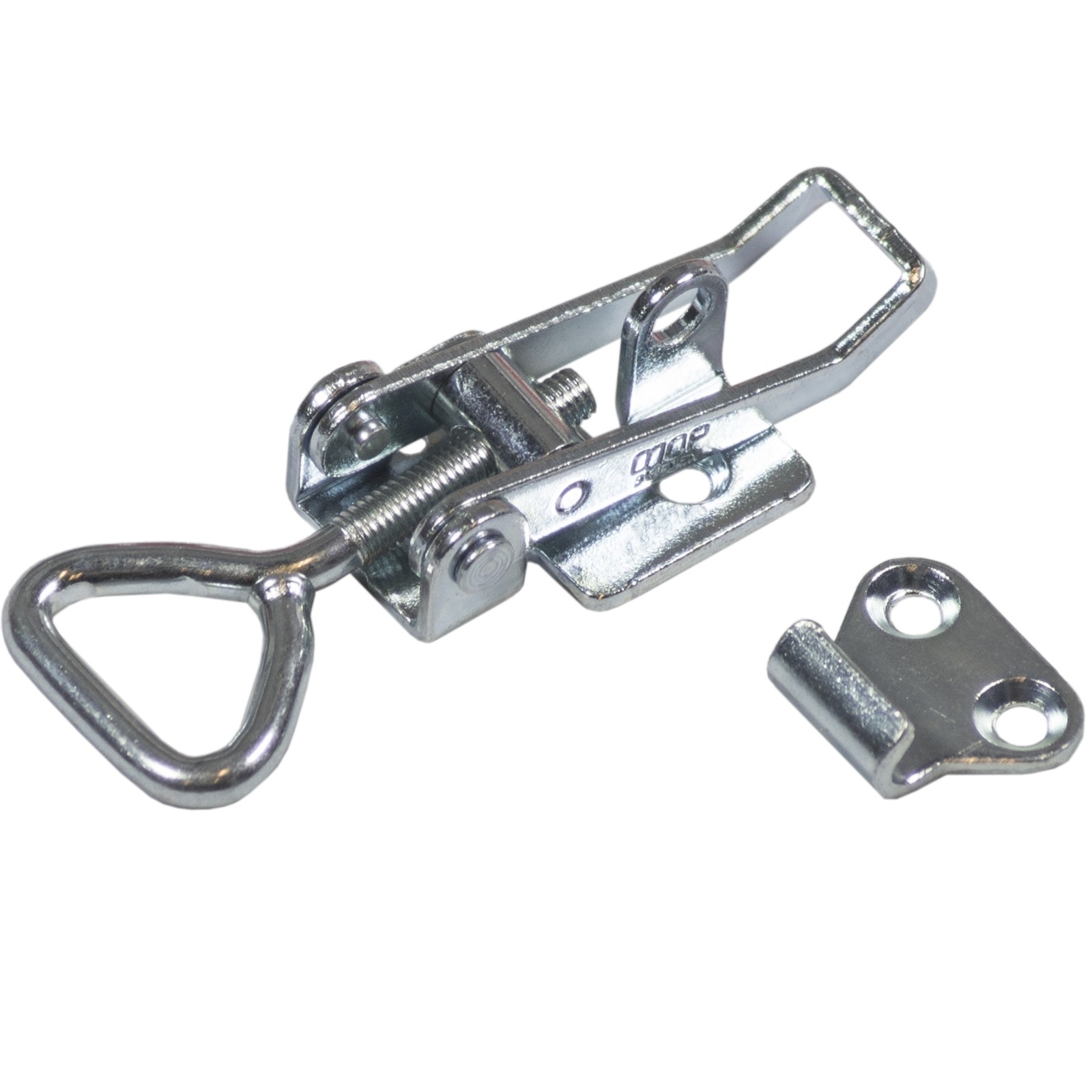 Goliath 90mm Zinc Plated Steel Over Centre Fastener With Keeper
