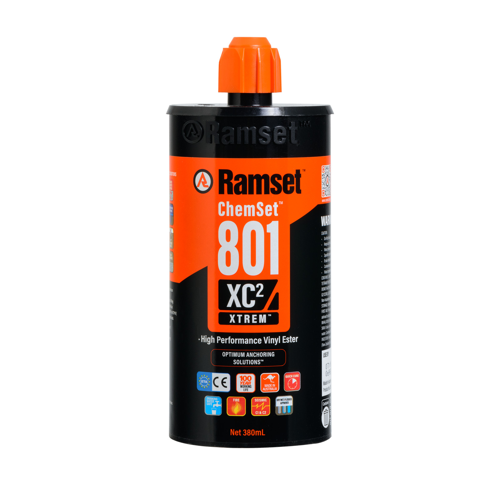 Ramset 380ml 801 XTREM XC² ChemSet Anchor Cartridge