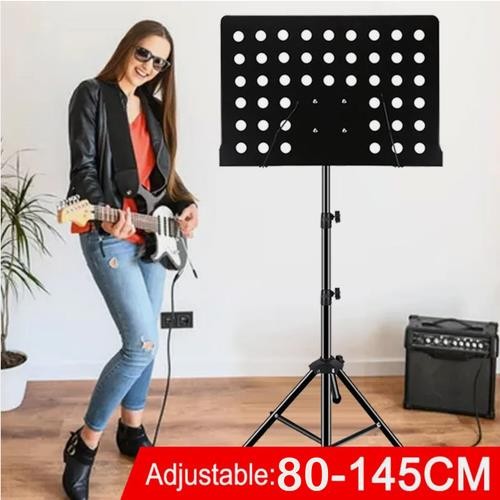 Adjustable Music Stage Stand Heavy Duty Large Sheet Music Conductor Folding AU