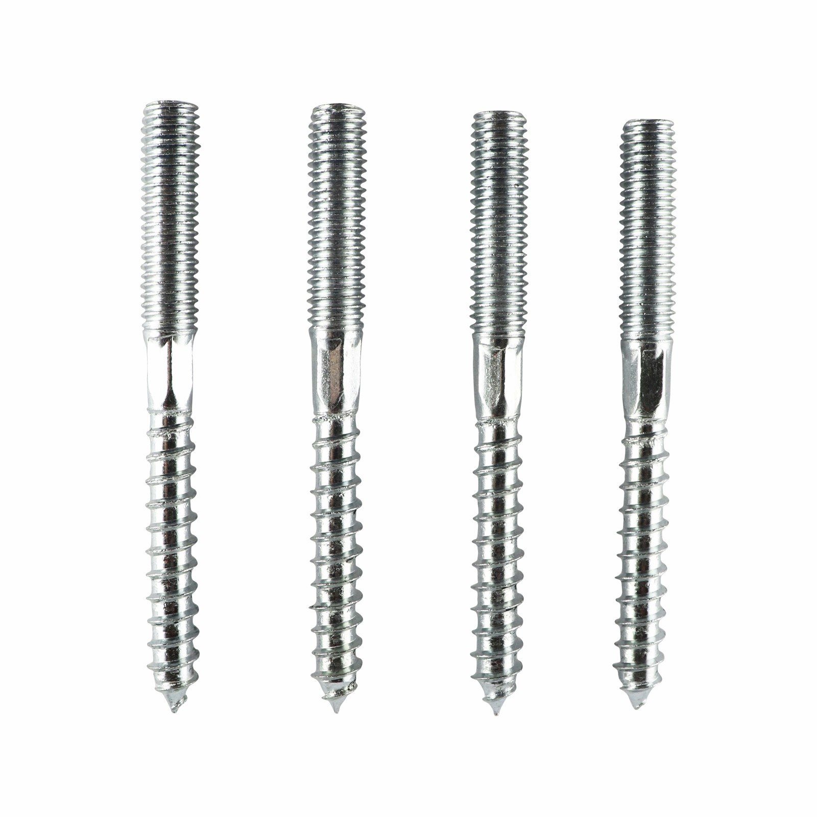 Everhang M8 x 80mm Zinc Plated Hanger Bolt 4 pcs