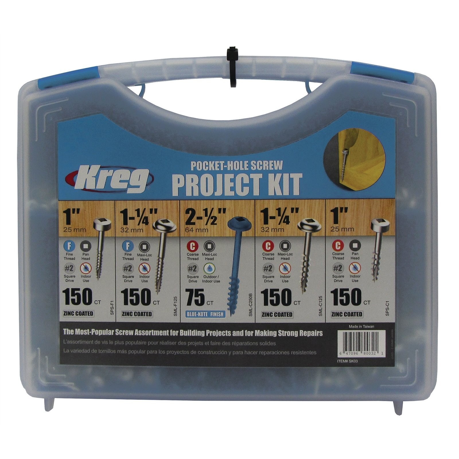 Kreg Wood Pocket Hole Screw Kit