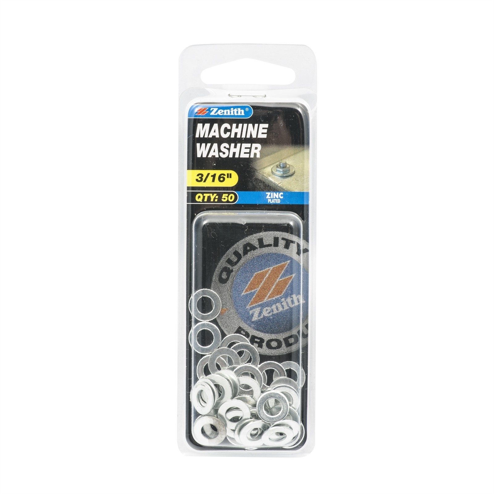 Zenith 3/16" Zinc Plated Machine Washer 2 pcs