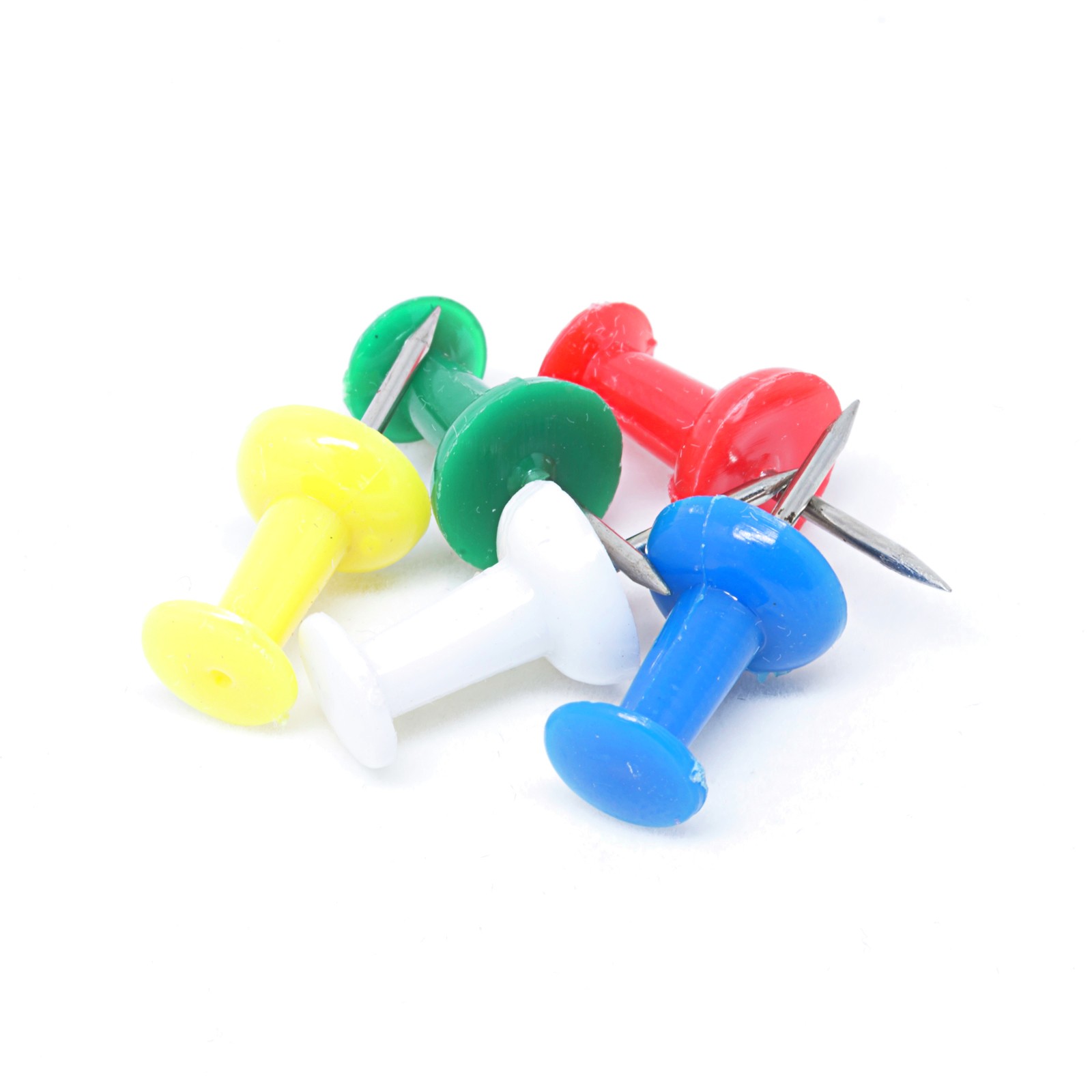 Pinnacle Assorted Coloured Push Pins 10 pcs