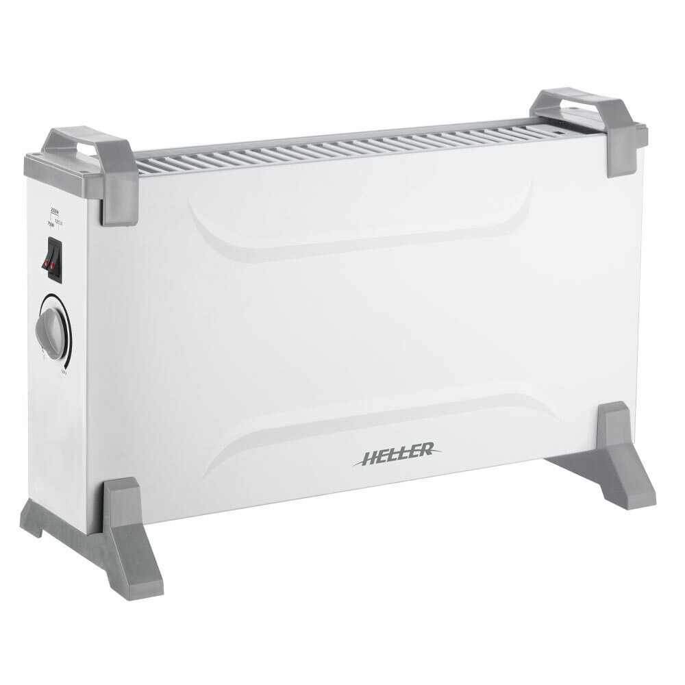 Heller HCH2000W 2000W Portable Convection Electric Floor Heater White