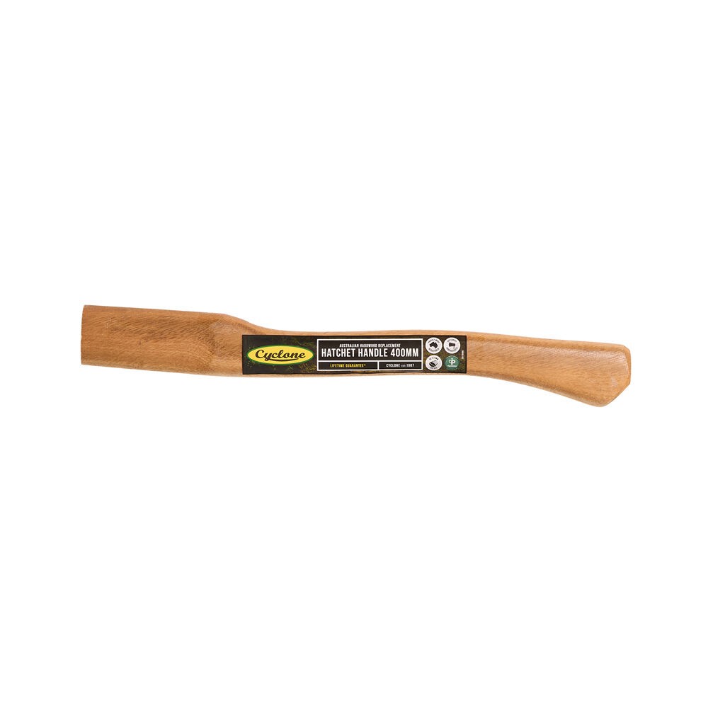 Cyclone Hardwood Hatchet Replacement Handle Timber Garden Tool 40x5cm Brown