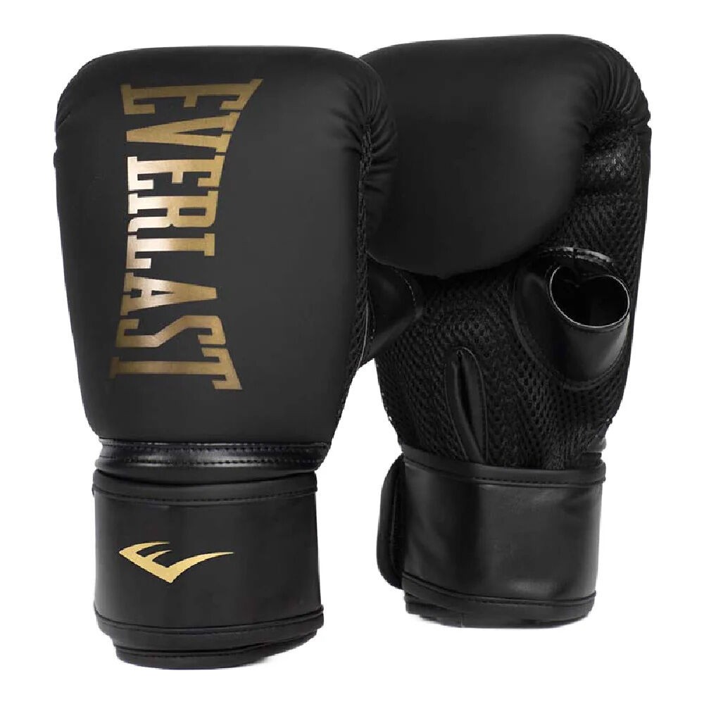 Everlast Elite Cardio Training Boxing Gloves Black/Gold DWEQ141435-BK-GD-L-XL