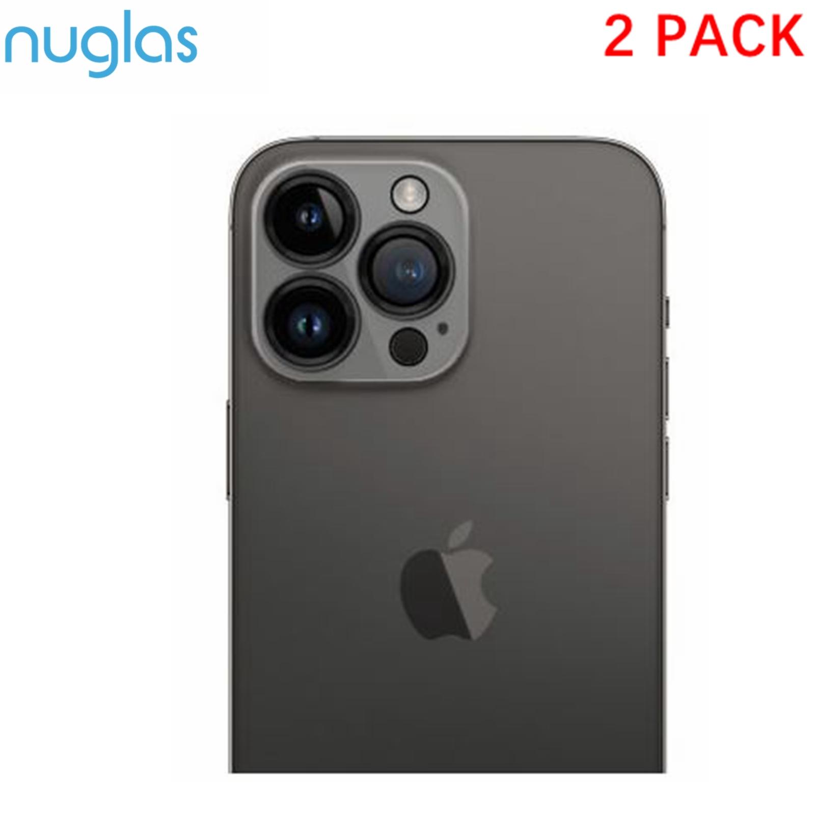 2x Nuglas Camera Lens Tempered Glass Screen Protector iPhone 15 Pro Max /15 Pro