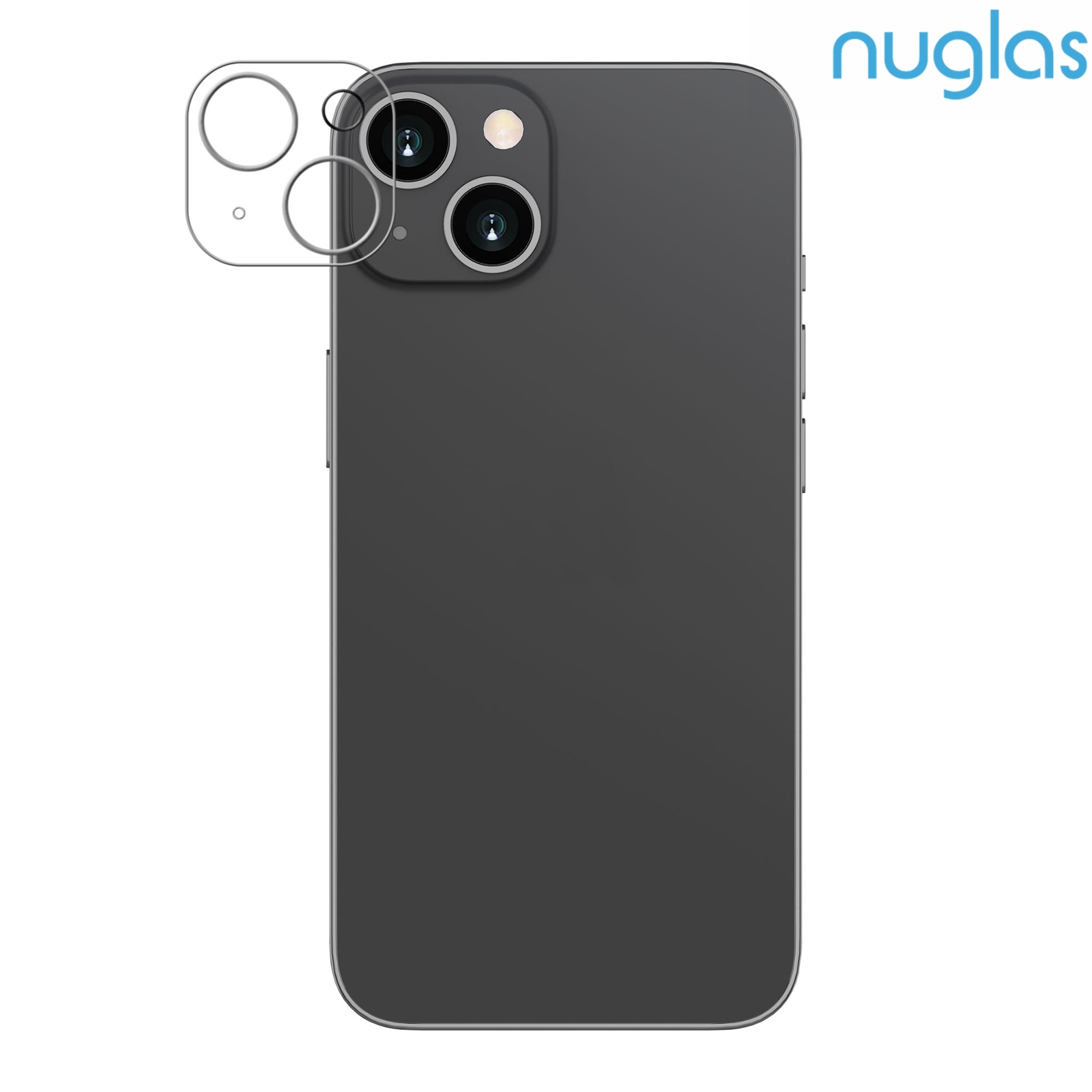 Nuglas Clear Tempered Glass Screen Protector For iPhone 14 / 14 Plus Camera Lens