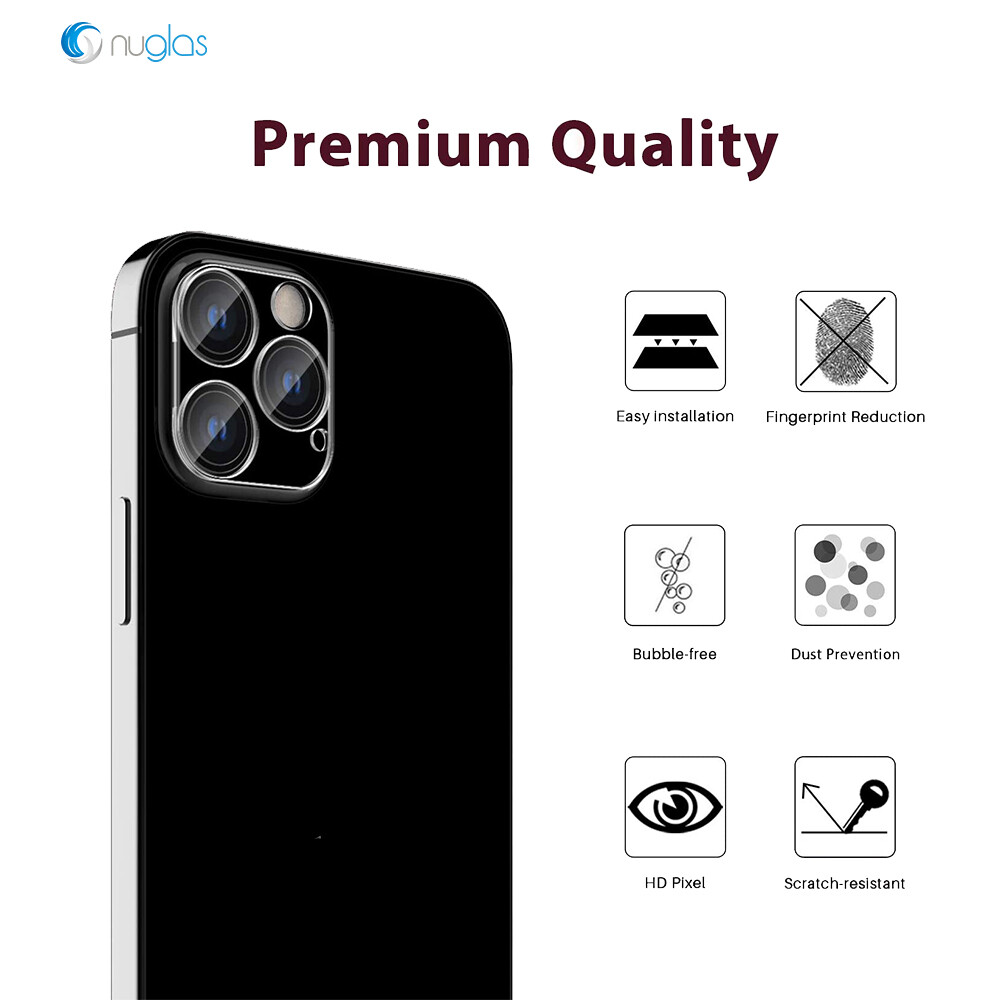 Nuglas Screen Protector Clear Tempered Glass For iPhone 13 pro /13 Pro Max