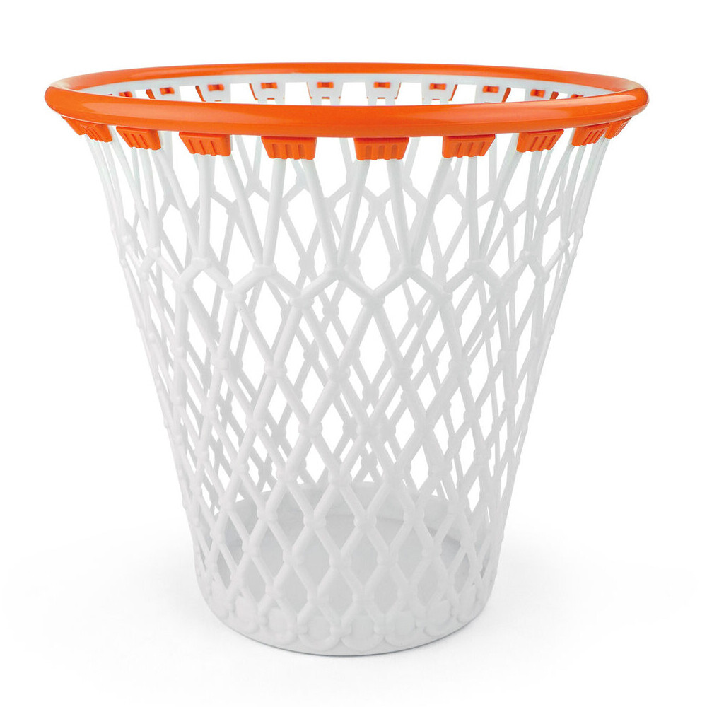 Legami BTC0001 Slam Dunk Basketball Hoop Waste Bin White Plastic 30cm