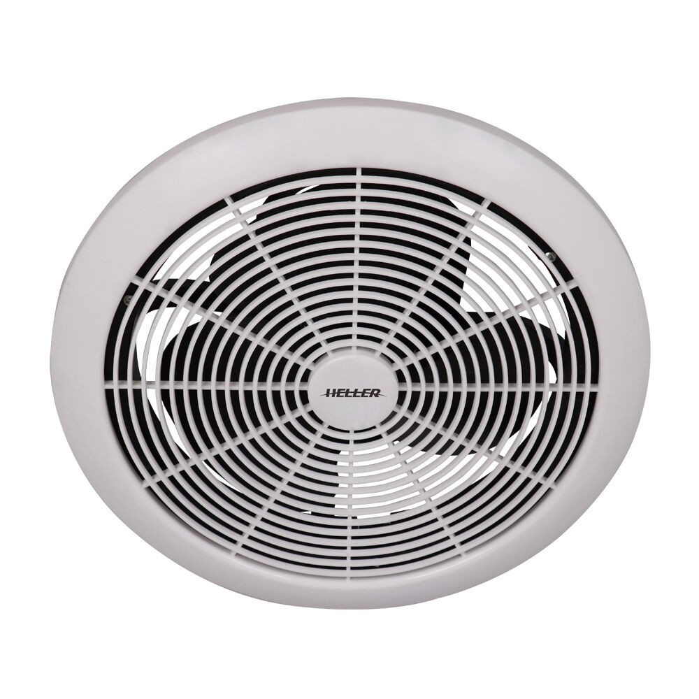 Heller HBBEF250W Ball Bearing Motor Exhaust Ventilation 250mm Wall Mount White