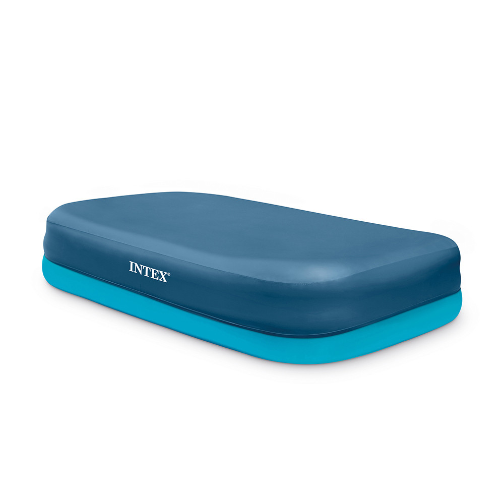 Intex 58412NP 305cm Rectangular Blue Pool Cover For Kids Above Ground Pools