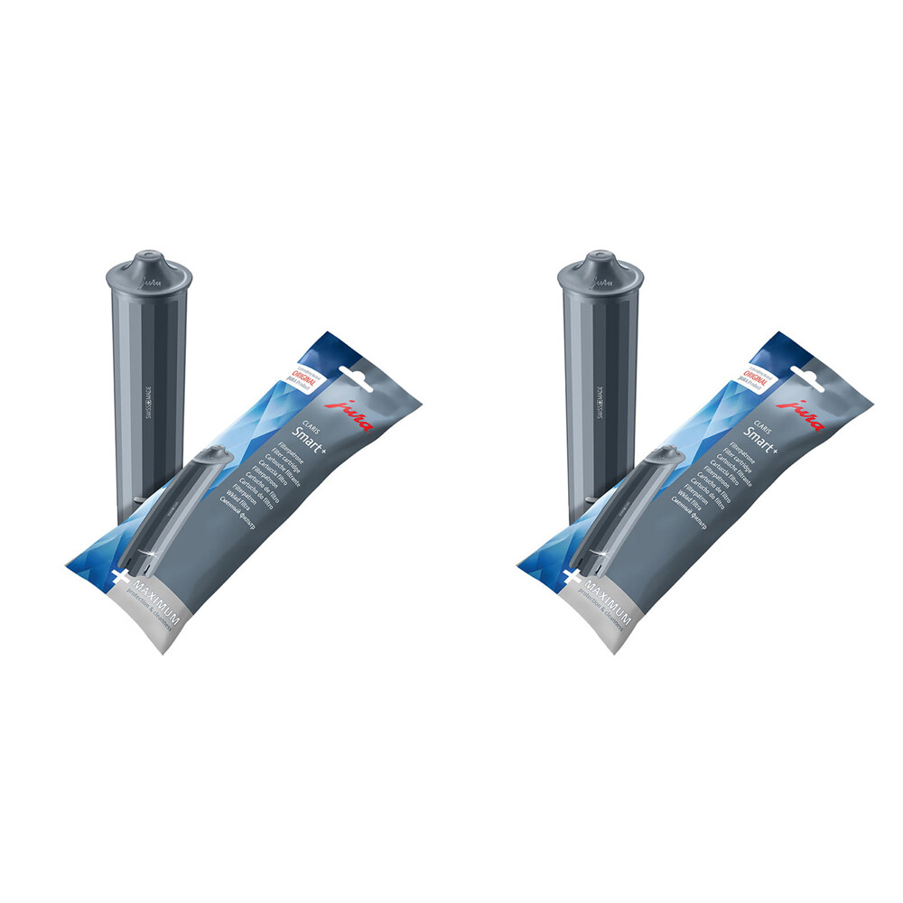 2x JURA Claris Smart Replacement Water Filter Cartridge 24232OS Bean-to-Cup