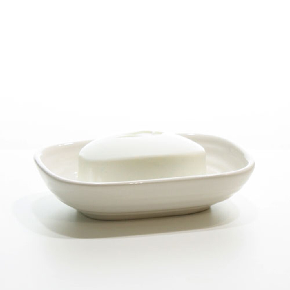 Butlers Hush IHUW-03 Ceramic Soap Dish Storage Plate White Bathroom