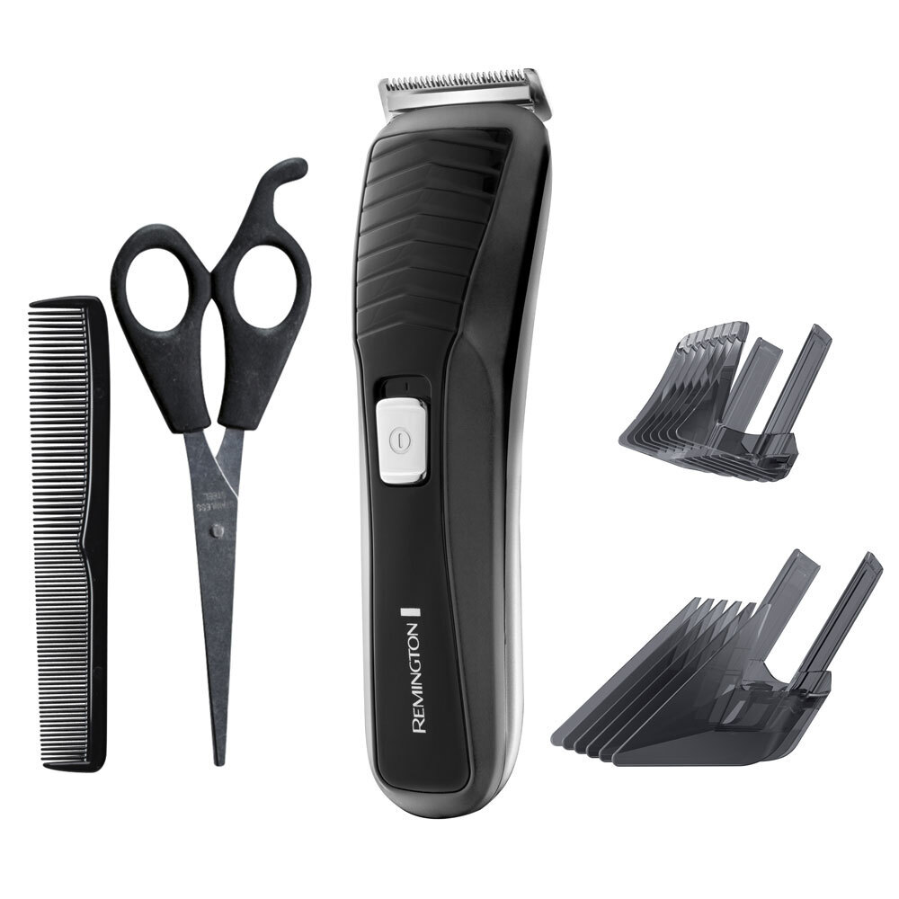 Remington HC7110AU Precision Electric Cordless/Corded Haircut Clipper Kit Black