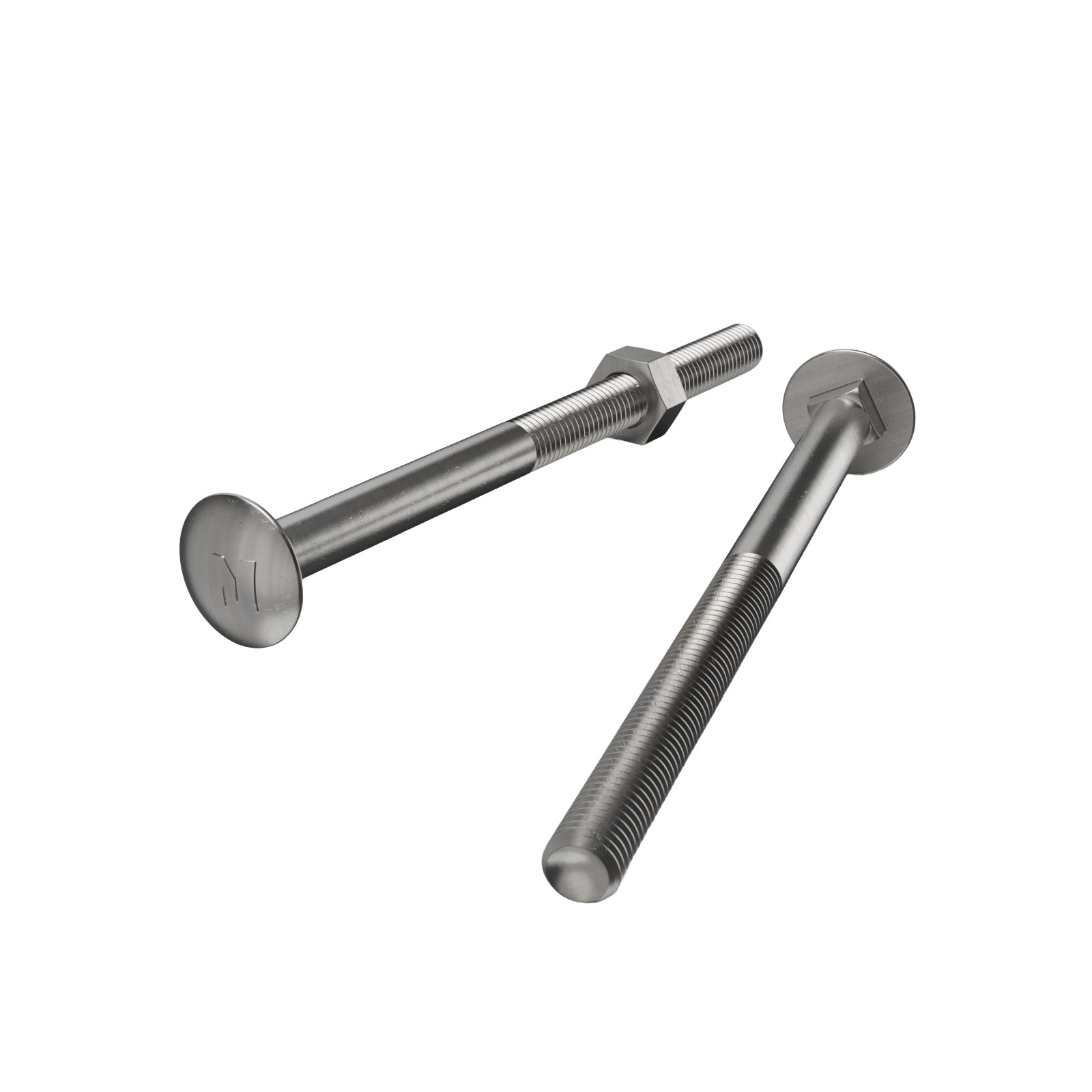 ZENITH M10 x 150mm Stainless Steel 304 Grade Cup Head Bolts And Nuts 2 pcs