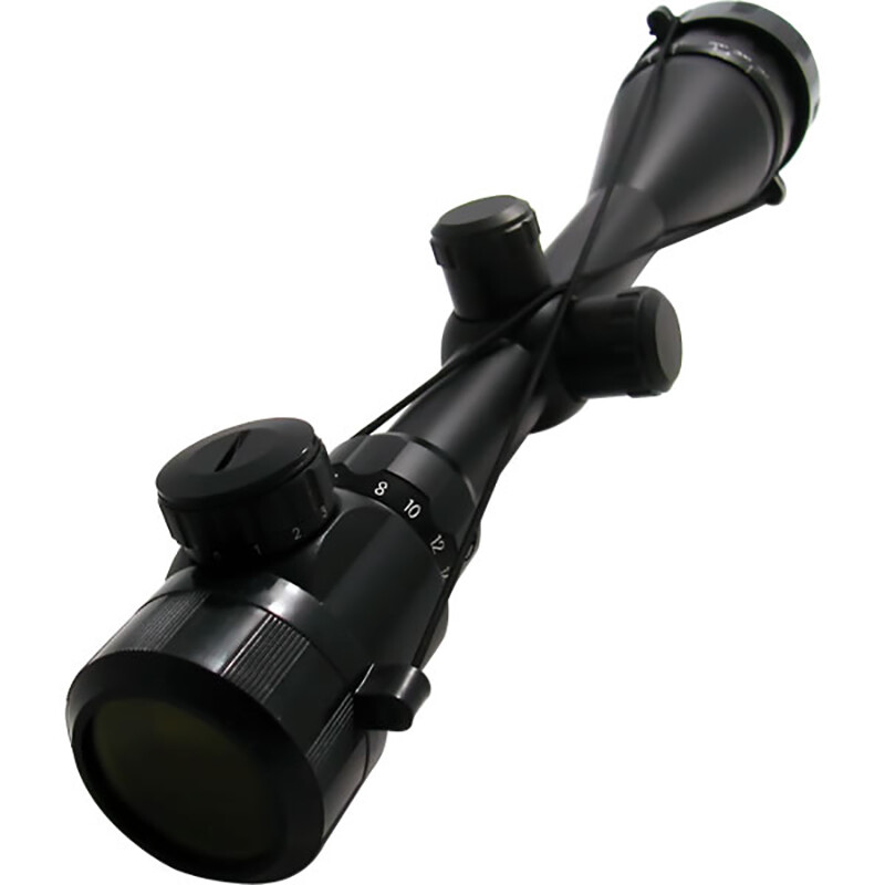 AOE 6-24x50 Waterproof Rifle Scope Red Green Crosshair 20mm Mount Hunting